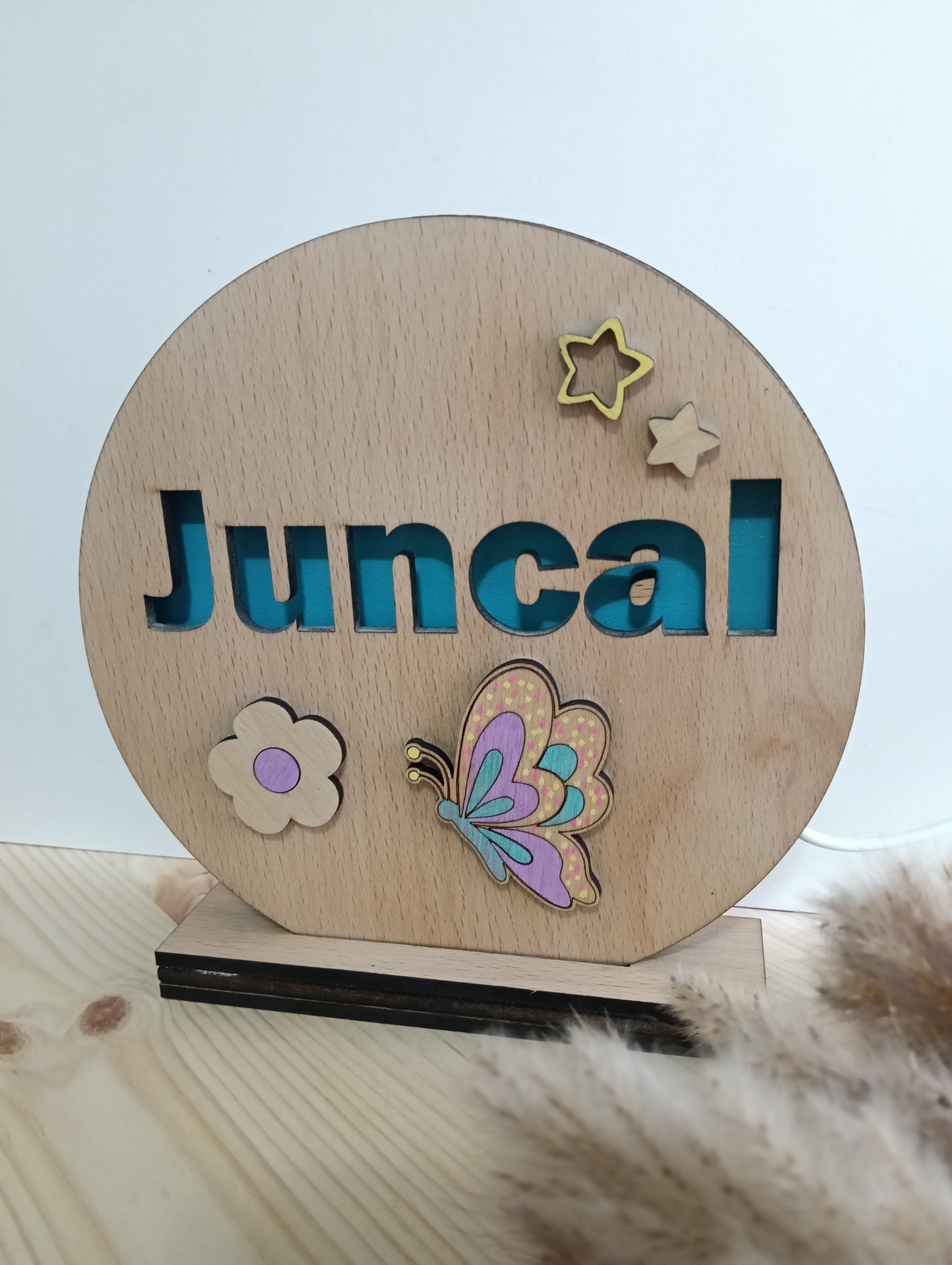 Lámpara Personalizada en madera