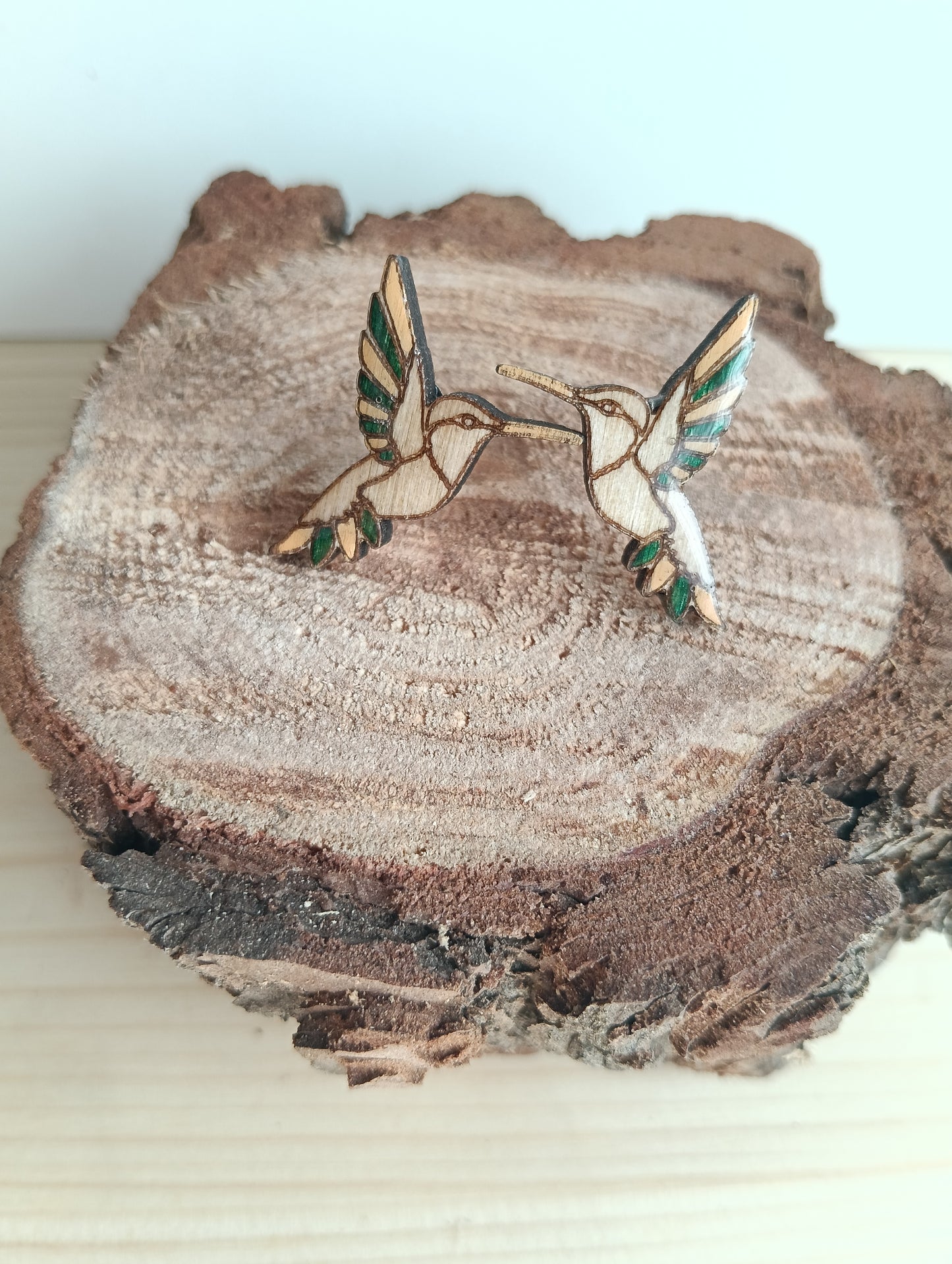 Pendientes Colibrí