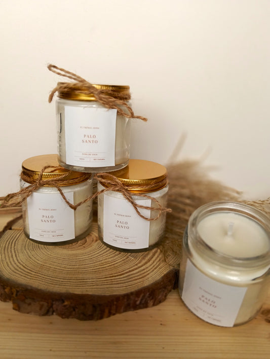Vela Aromática de Palo Santo