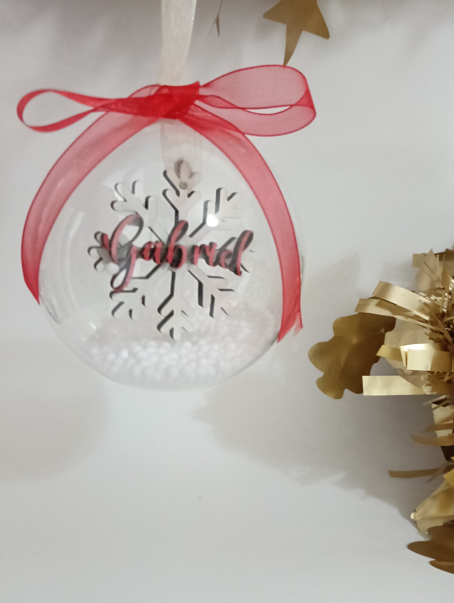 Bola Navidad personizada " Árbol - Corazón - Copo "