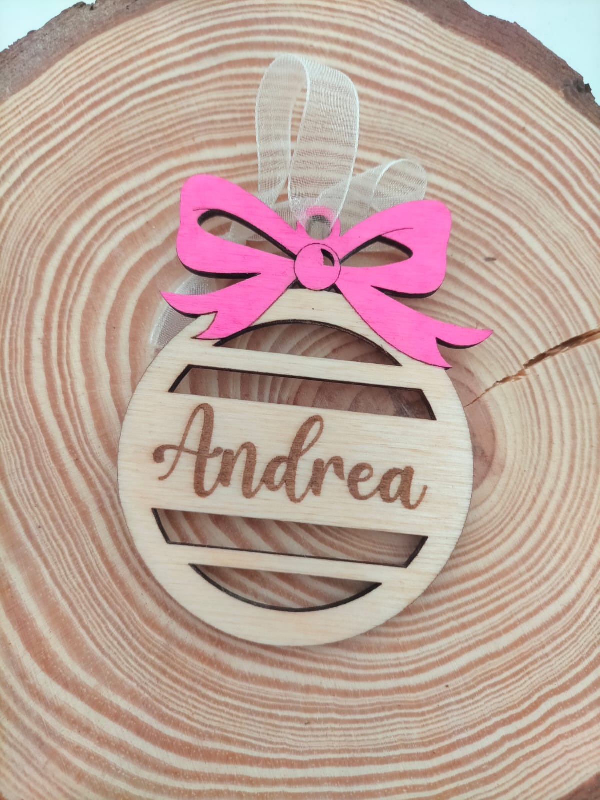 Bola de Navidad con Lazo