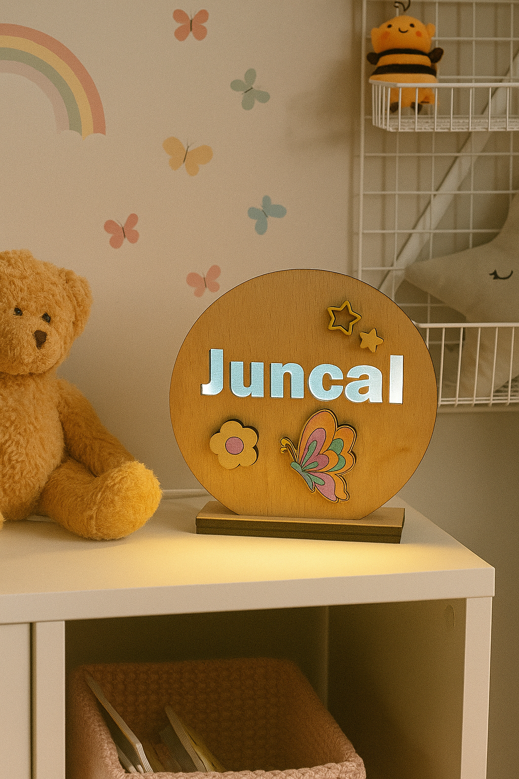 Lámpara Personalizada en madera