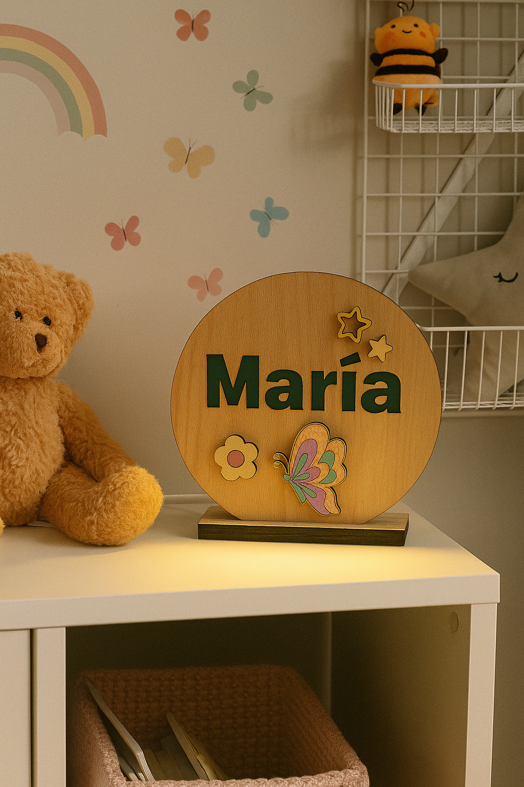 Lámpara Personalizada en madera