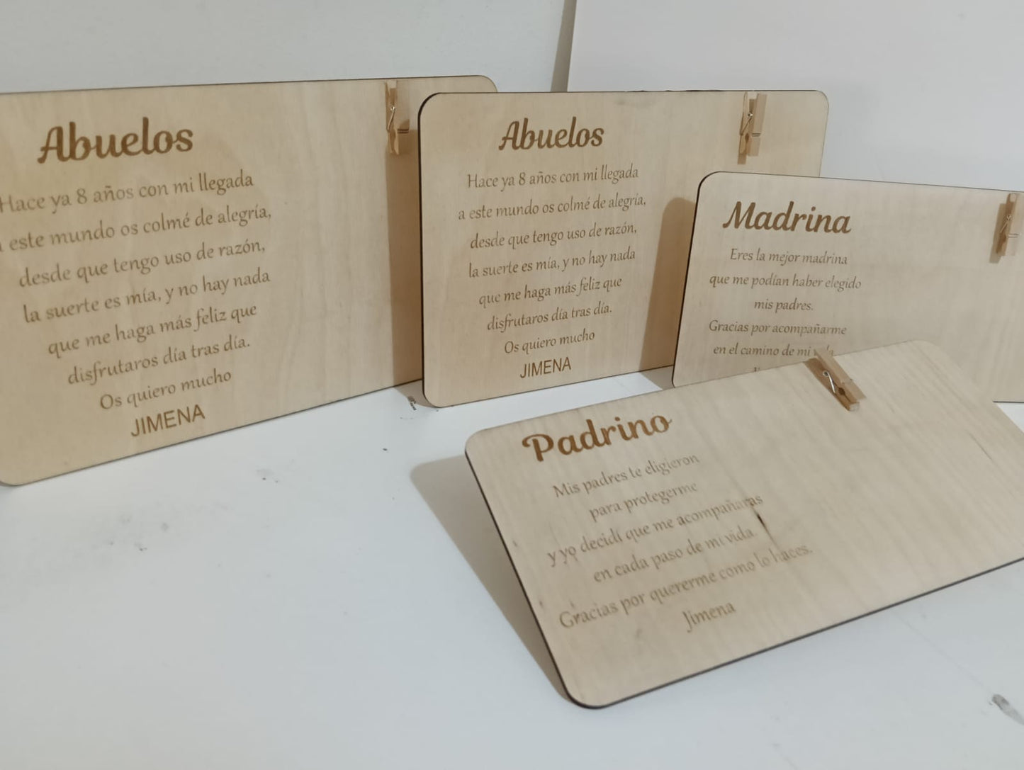 El gracias que tus padrinos van a enmarcar