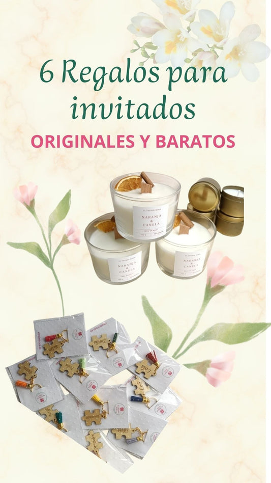 6 detalles originales y baratos para invitados que sí sorprenden