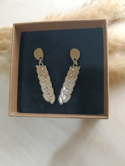 Pendientes Espiga de trigo