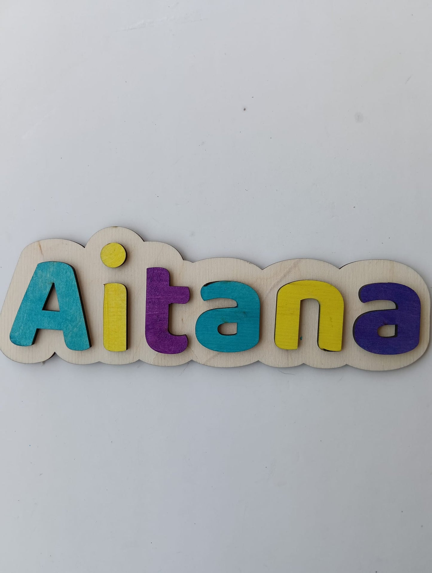 Cartel de Madera Personalizado con Nombre – Decoración Infantil
