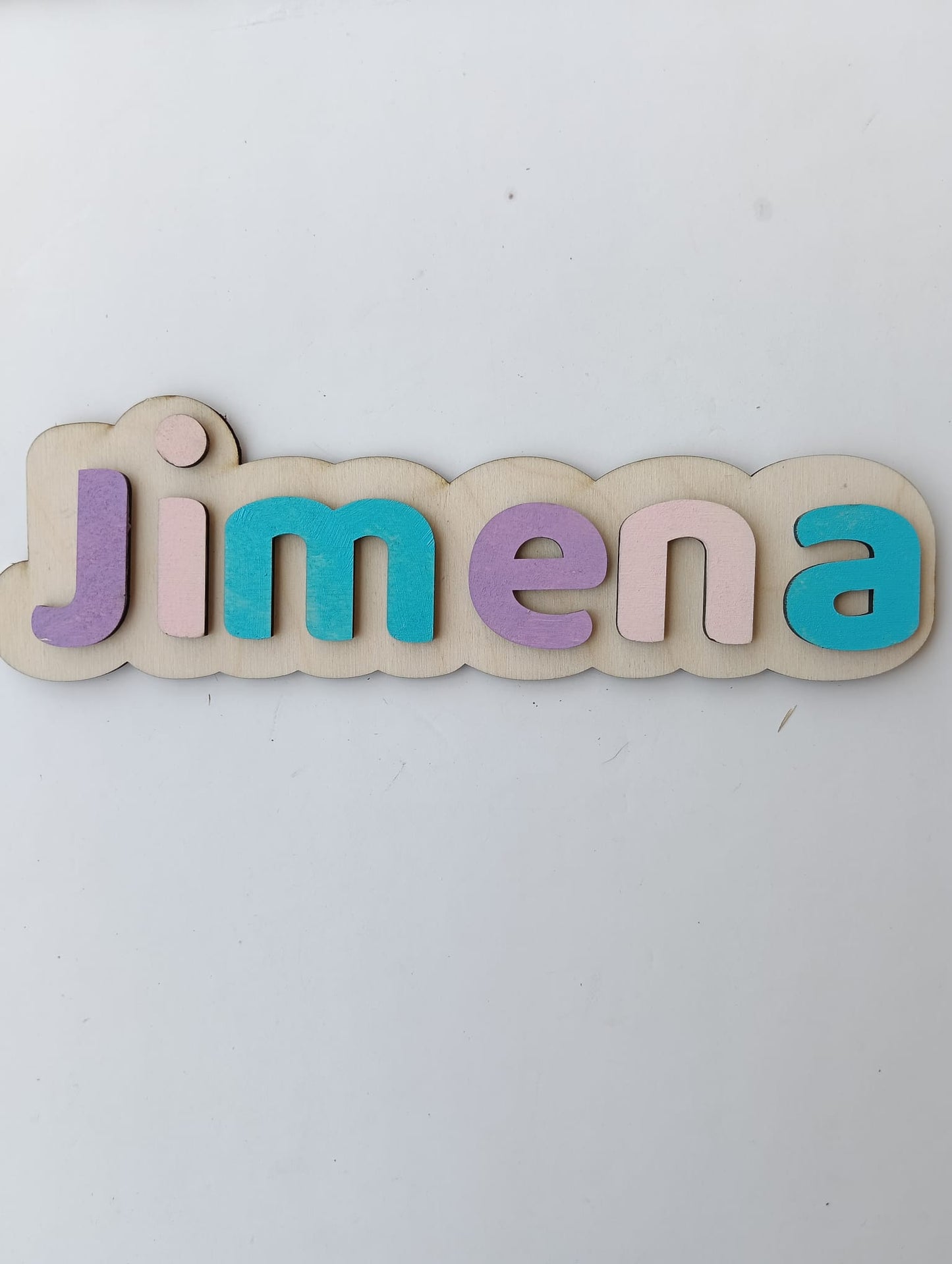 Cartel de Madera Personalizado con Nombre – Decoración Infantil