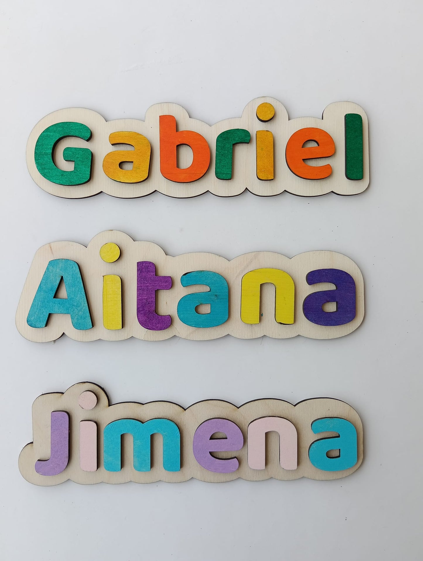 Cartel de Madera Personalizado con Nombre – Decoración Infantil