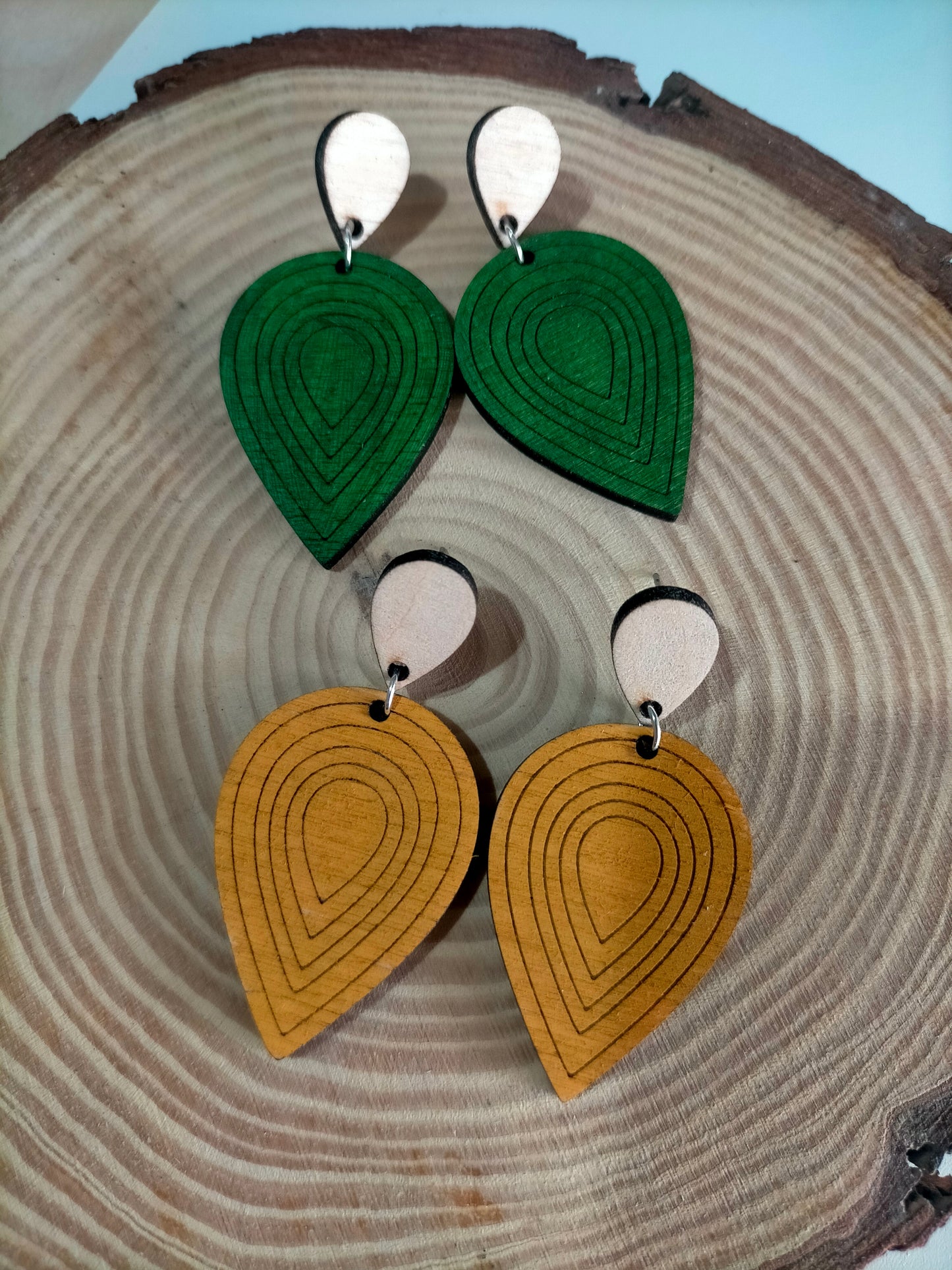 Pendientes ovalados