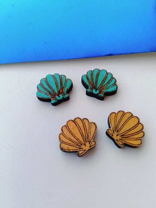 Pendientes Conchitas del mar