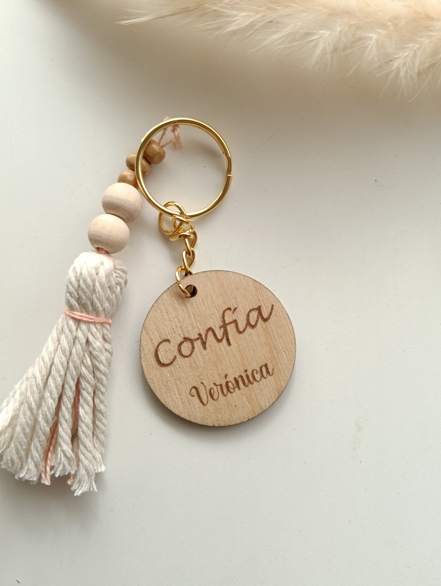 Llavero Trébol - Suerte y confianza en el camino
