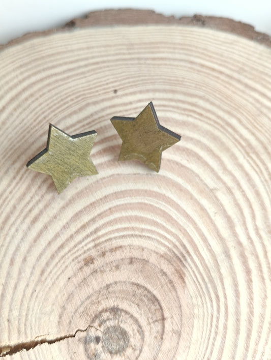 Pendientes Estrella Dorada