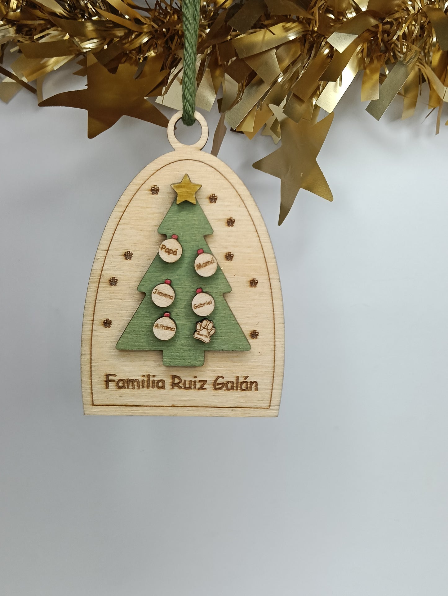 Bola de Navidad " Familia- Árbol "personalizado