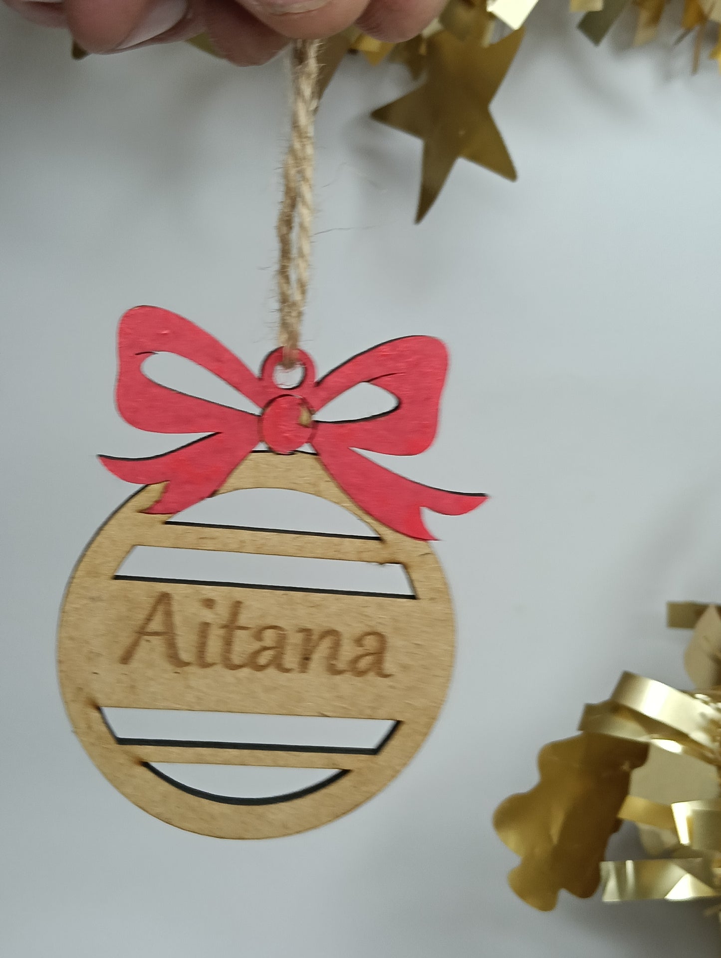 Bola de Navidad con Lazo