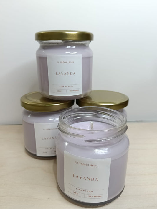 Vela Aromática de Lavanda – Calma en estado puro