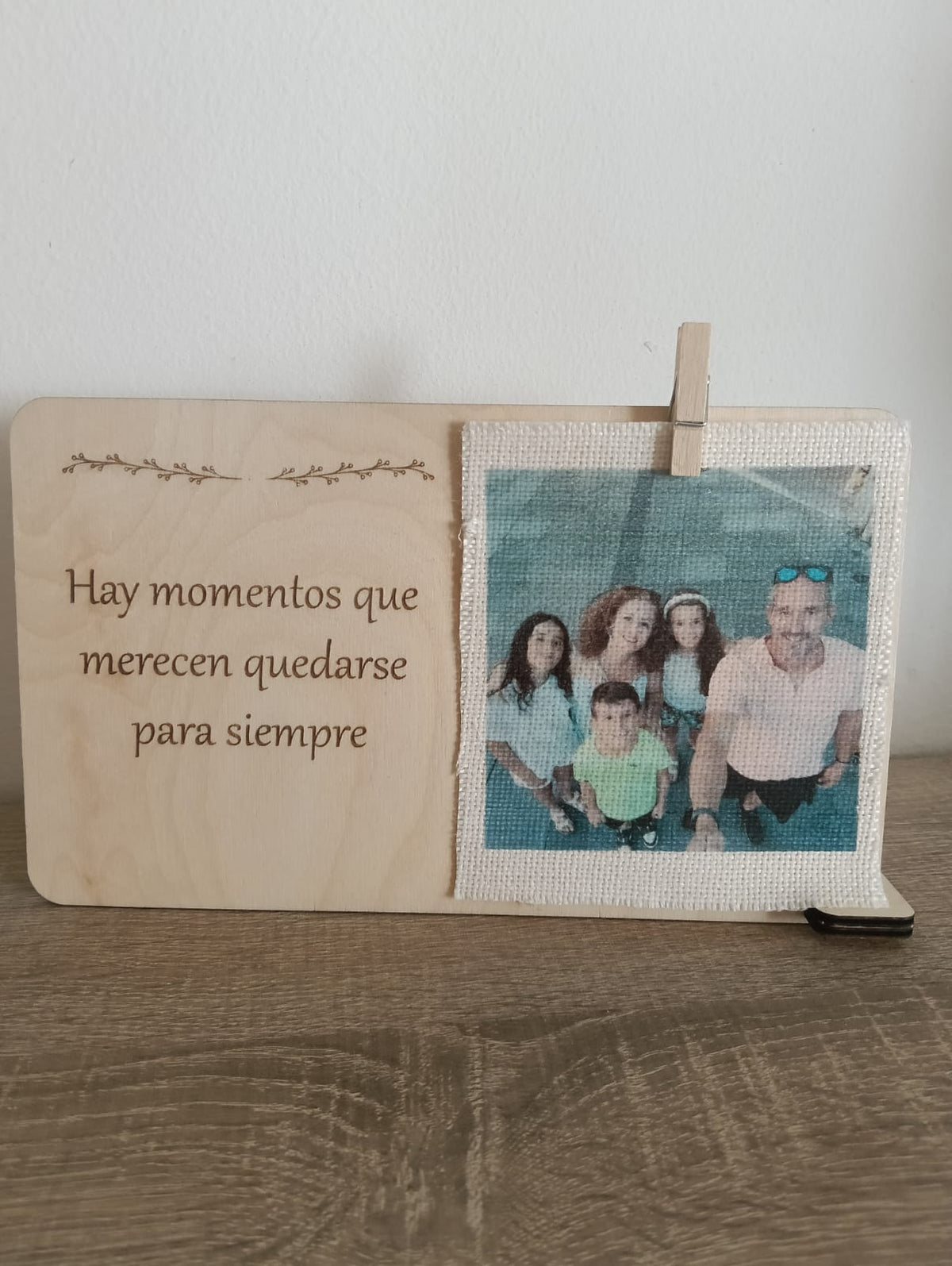 Un recuerdo para siempre | Placa personalizada con foto