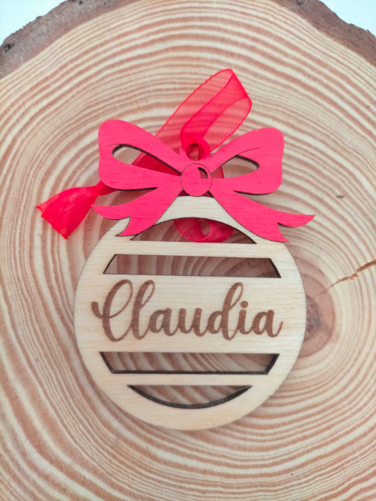 Bola de Navidad con Lazo