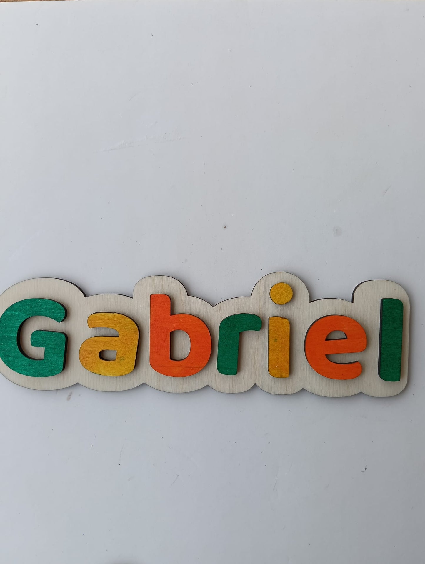 Cartel de Madera Personalizado con Nombre – Decoración Infantil