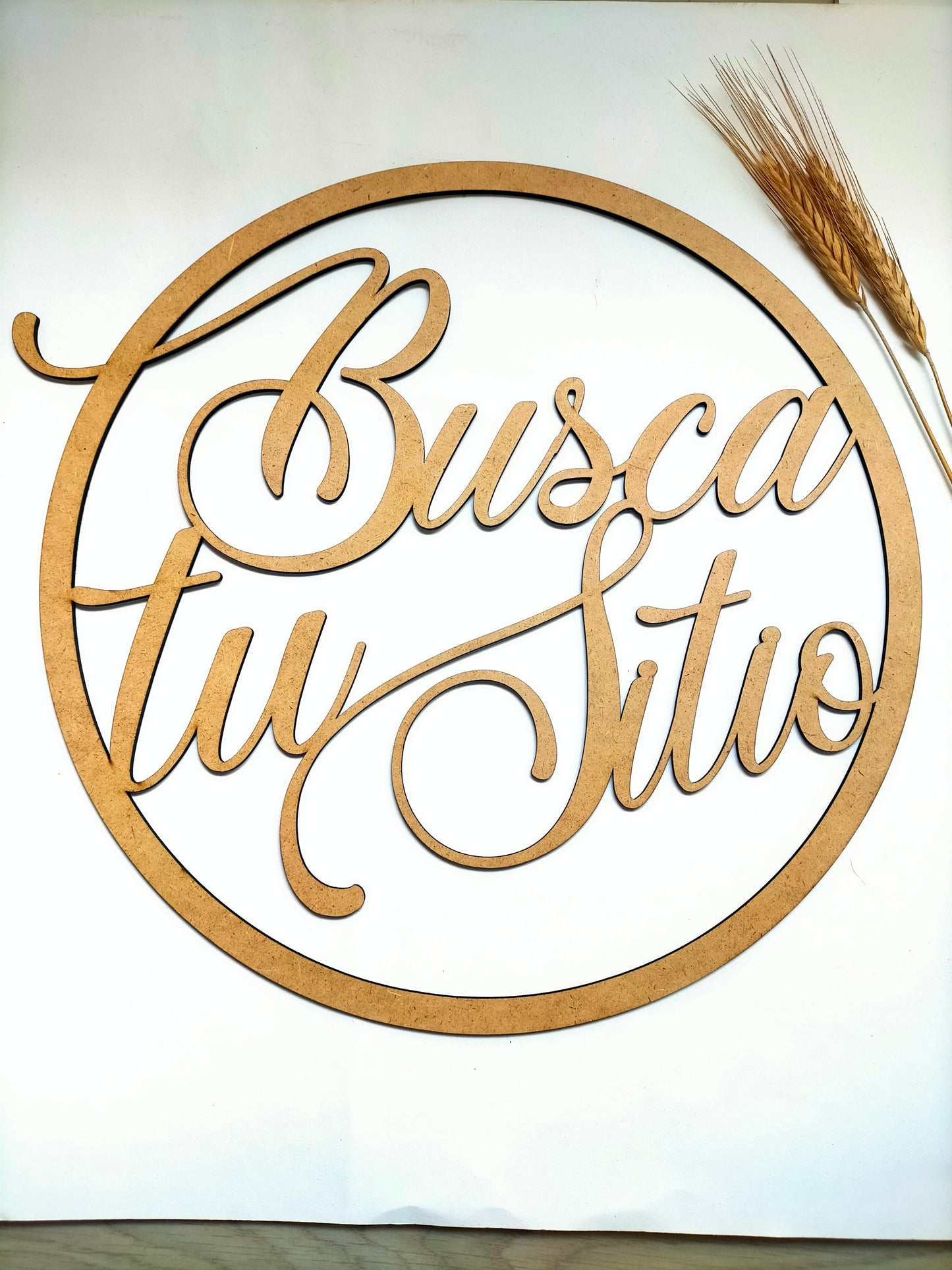 Cartel de Madera "Busca tu Sitio" - Seating Plan Personalizado