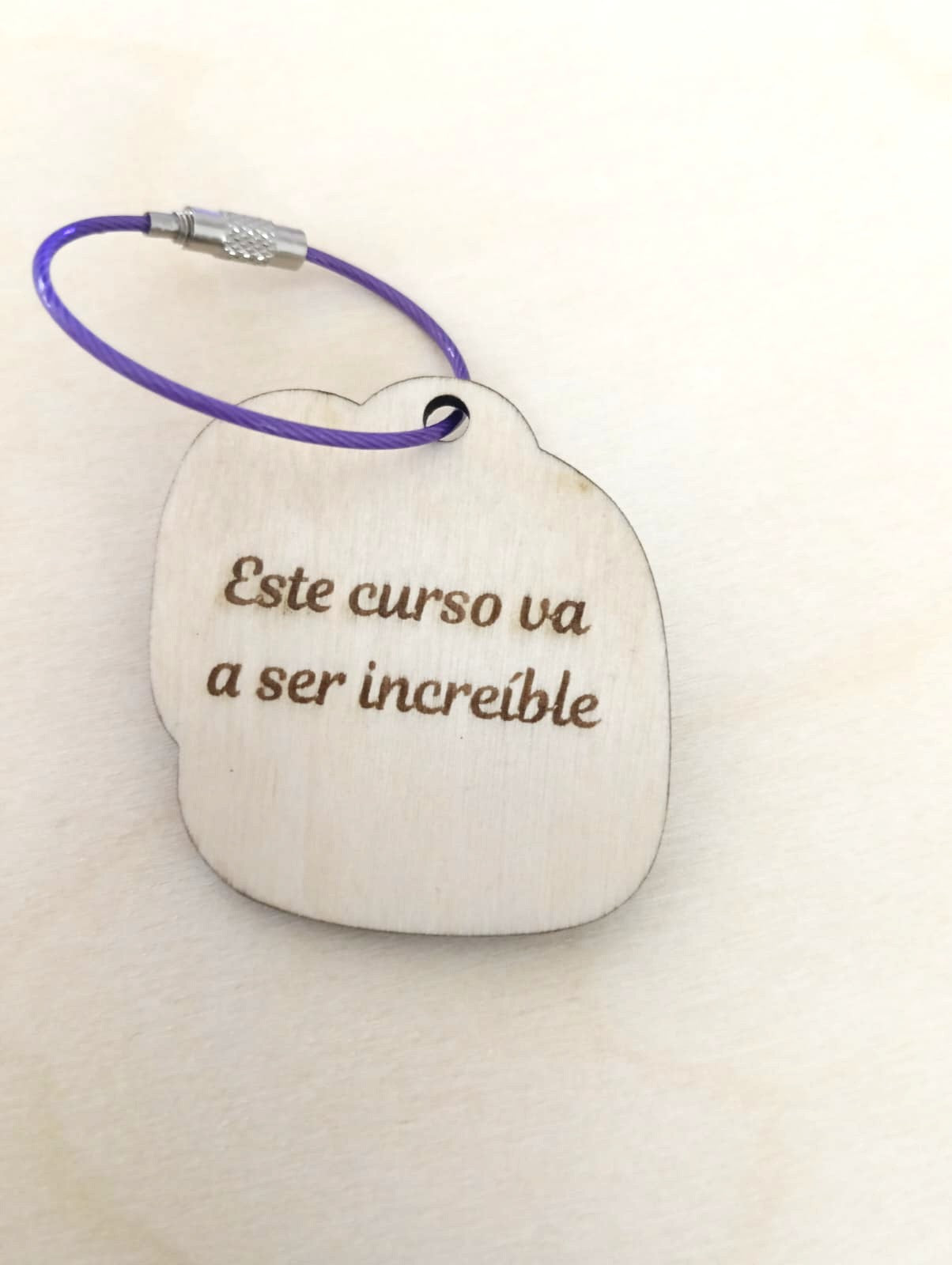 Llavero mochila personalizado