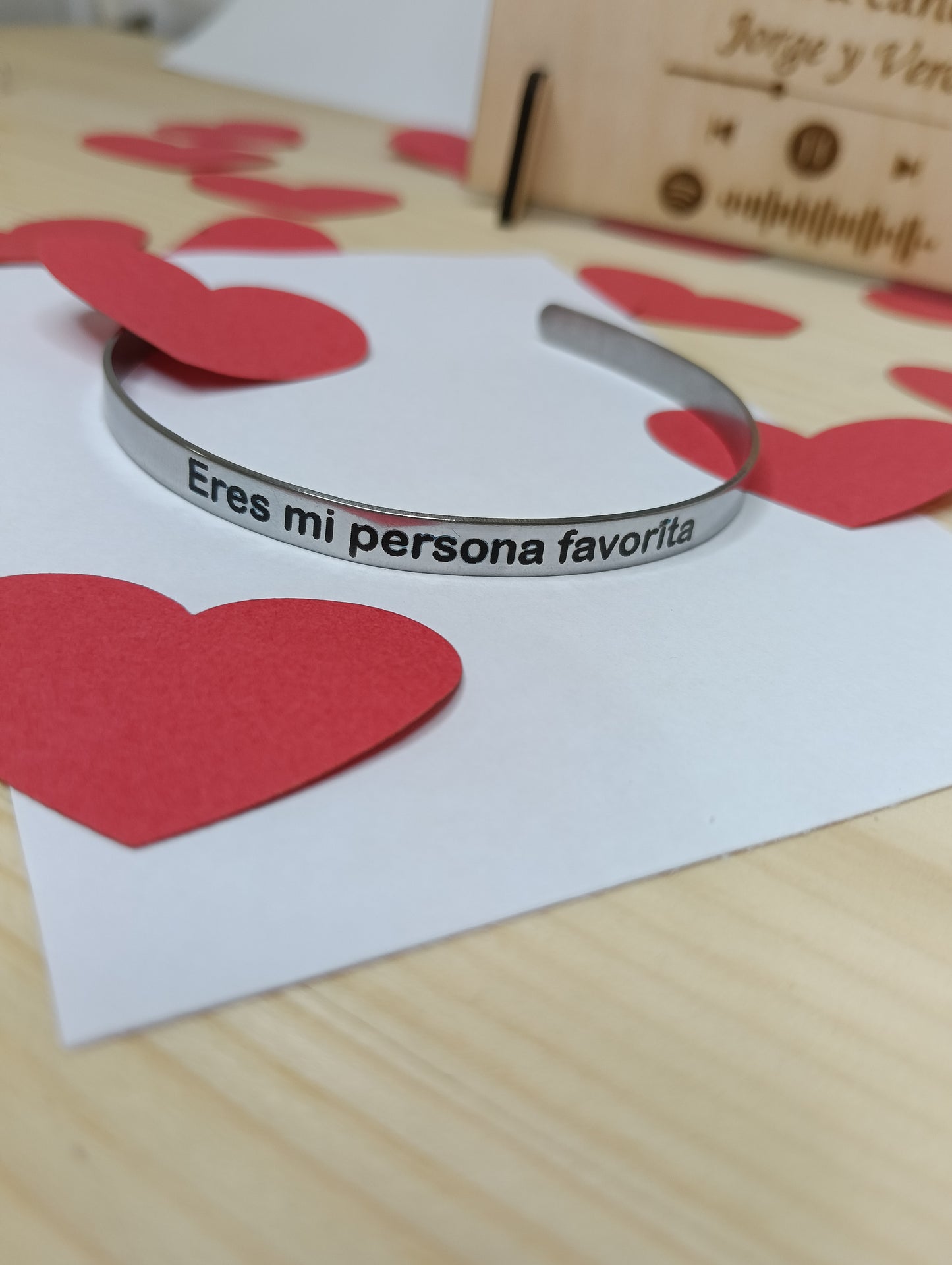 Pulsera personalizada con mensaje